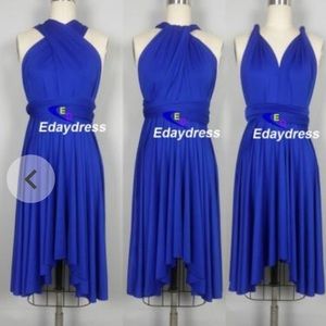 Versatile Infinity Royal Blue Dress - Mix the look